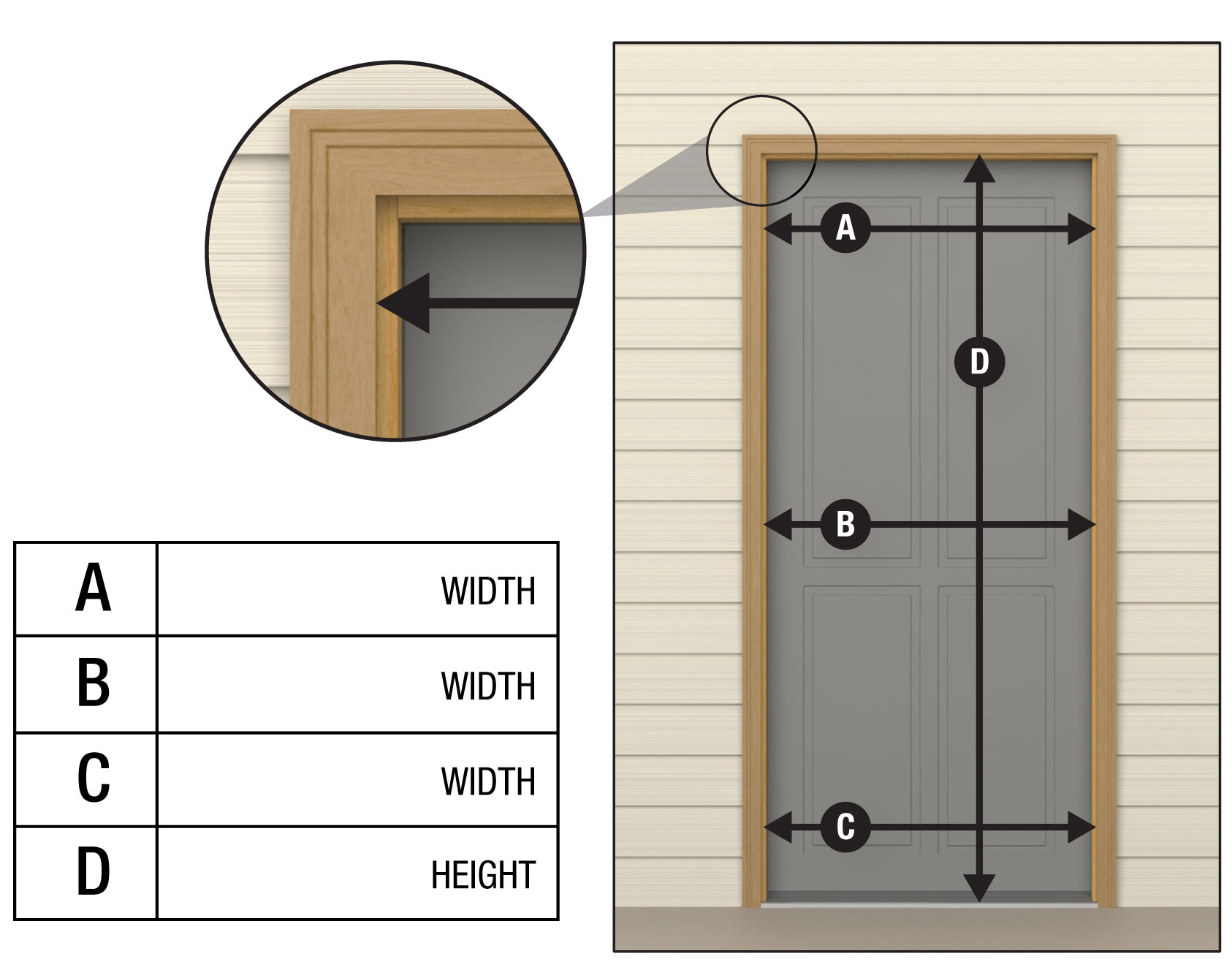 Storm Door Measure